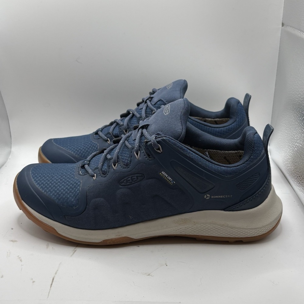 KEEN Dry Explore Waterproof Women's Size 9 Majolica Blue Hiking Shoes EUC